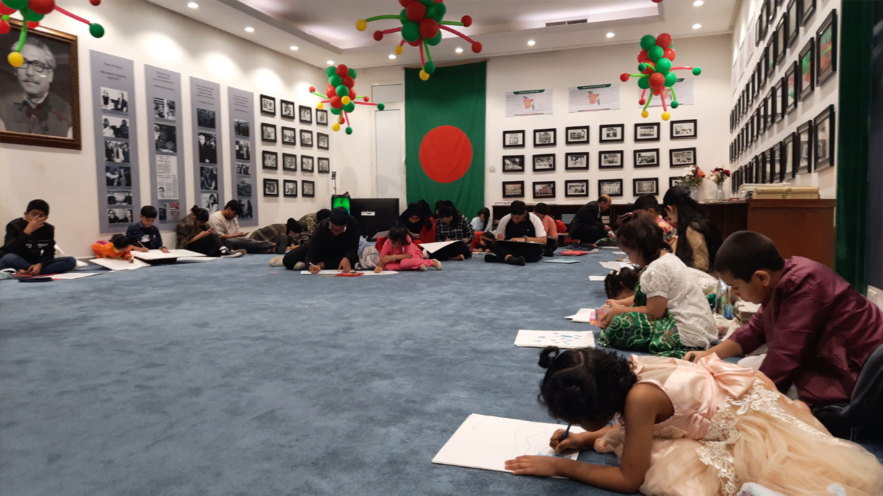 কুয়েতে শিশুদের চিত্রাঙ্কন প্রতিযোগিতা অনুষ্ঠিত