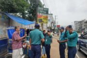 চট্টগ্রাম বায়েজিদ শেরশাহ ক্রসিংয়ে ট্রাফিক উত্তর বিভাগের অভিযানঃ বিভিন্ন অপরাধে ১৮ যানবাহন আটক