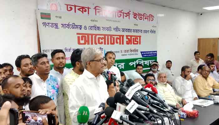 আন্দোলনে ঝাঁপিয়ে পড়ার আহ্বান ফখরুলের