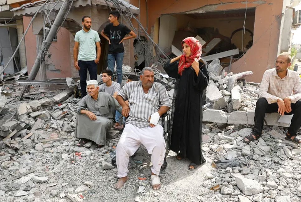 ইসরায়েলি হামলায় ১ লাখ ২৩ হাজার ফিলিস্তিনি বাস্তুচ্যুত