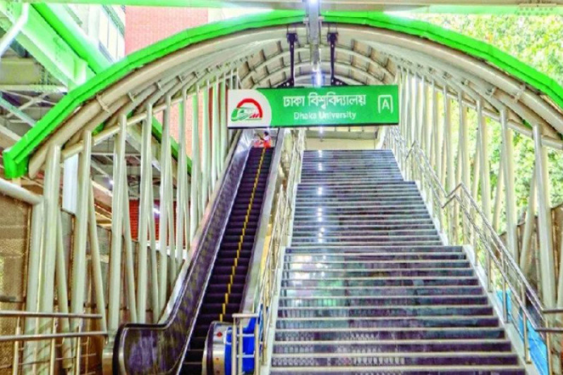 আজ চালু হচ্ছে ঢাবি ও বিজয় সরণির মেট্রো স্টেশন