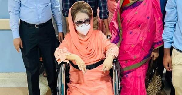 বিকেলে বাসায় ফিরছেন খালেদা জিয়া