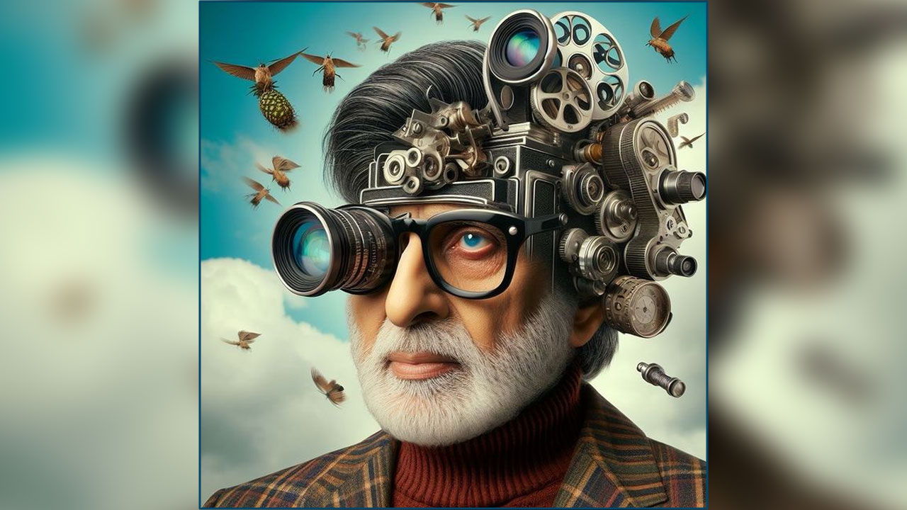 বলিউডে ৫৫ বসন্ত পার অমিতাভের, চমকে দিলেন এআই দিয়ে
