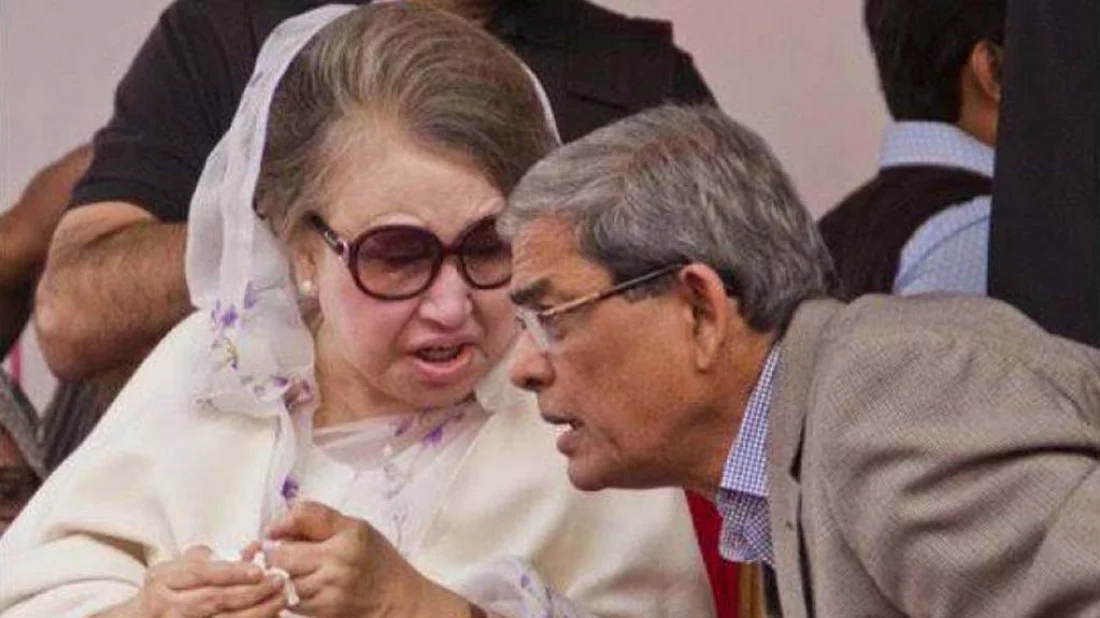 খালেদা জিয়ার সঙ্গে মির্জা ফখরুলের সাক্ষাৎ
