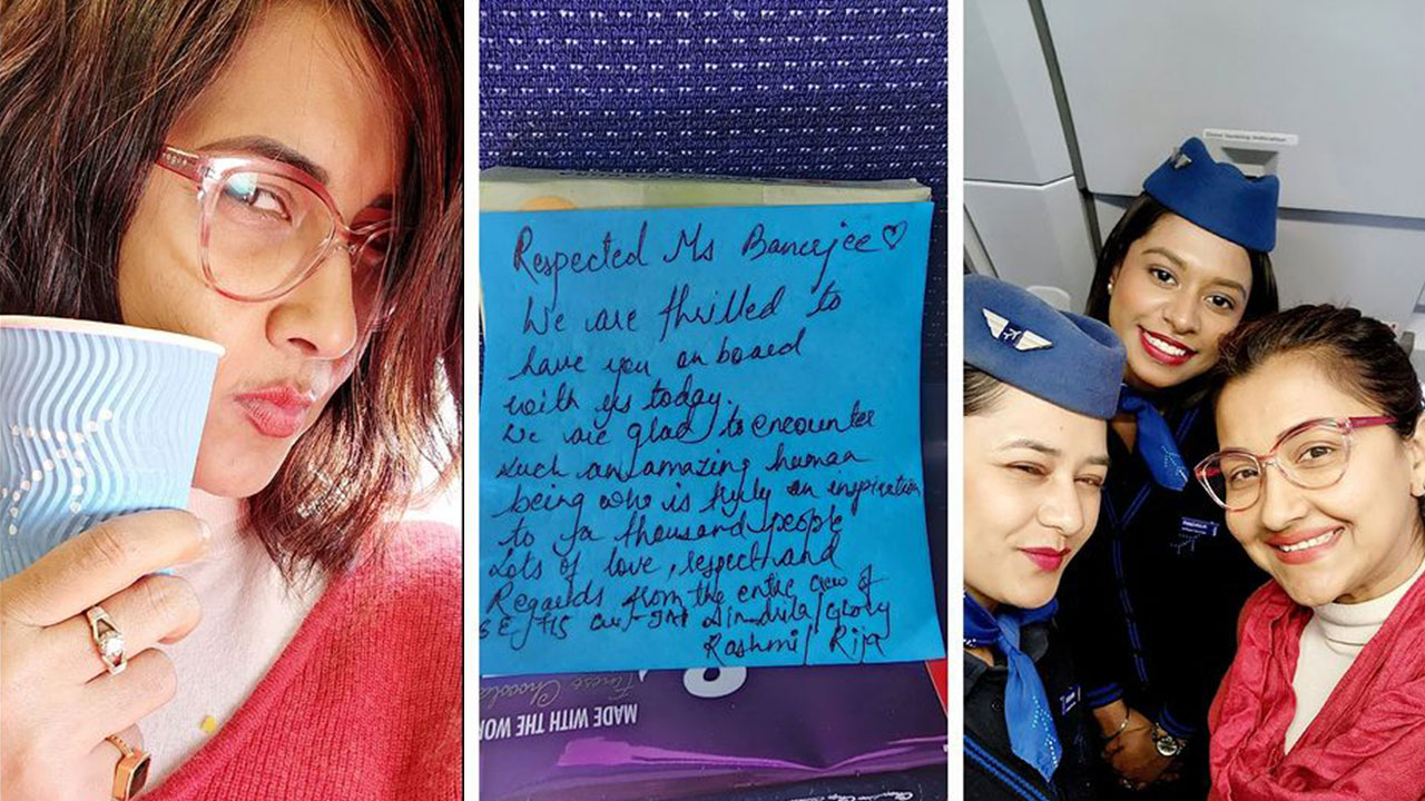 বিমানে রচনাকে চিঠি দিল কে?