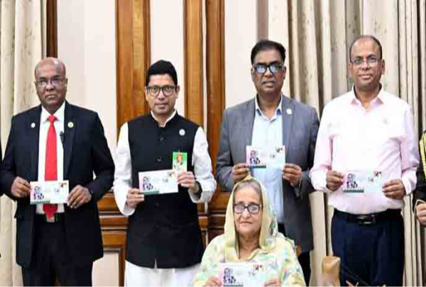 বঙ্গবন্ধুর জন্মদিনে স্মারক ডাকটিকিট অবমুক্ত করলেন প্রধানমন্ত্রী