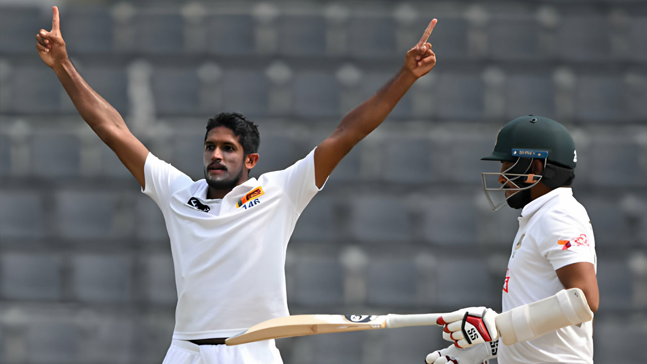 বাংলাদেশকে রেকর্ড ব্যবধানে হারের লজ্জা দিলো শ্রীলঙ্কা