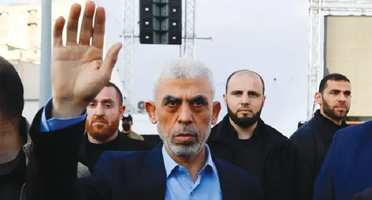 হামাস নেতা সিনওয়ার যোদ্ধাদের দেখতে প্রকাশ্যে এলেন