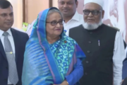 দেশে ফিরেছেন প্রধানমন্ত্রী শেখ হাসিনা
