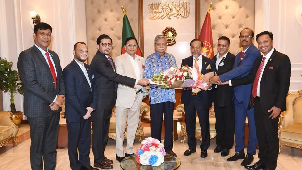 রাষ্ট্রপতির সঙ্গে এনআরবি সিআইপি অ্যাসোসিয়েশনের সাক্ষাৎ